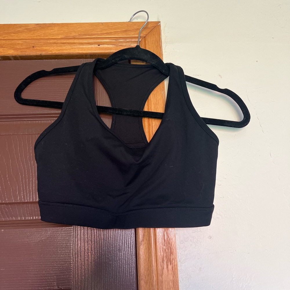 Black Sports Bra